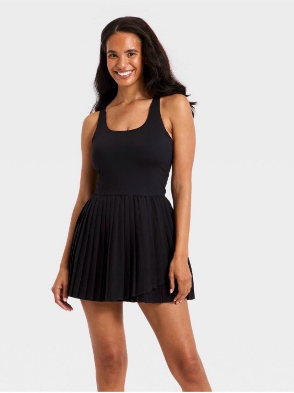 Target all in motion Women’s Black Pleated Active Dress - NWT Small